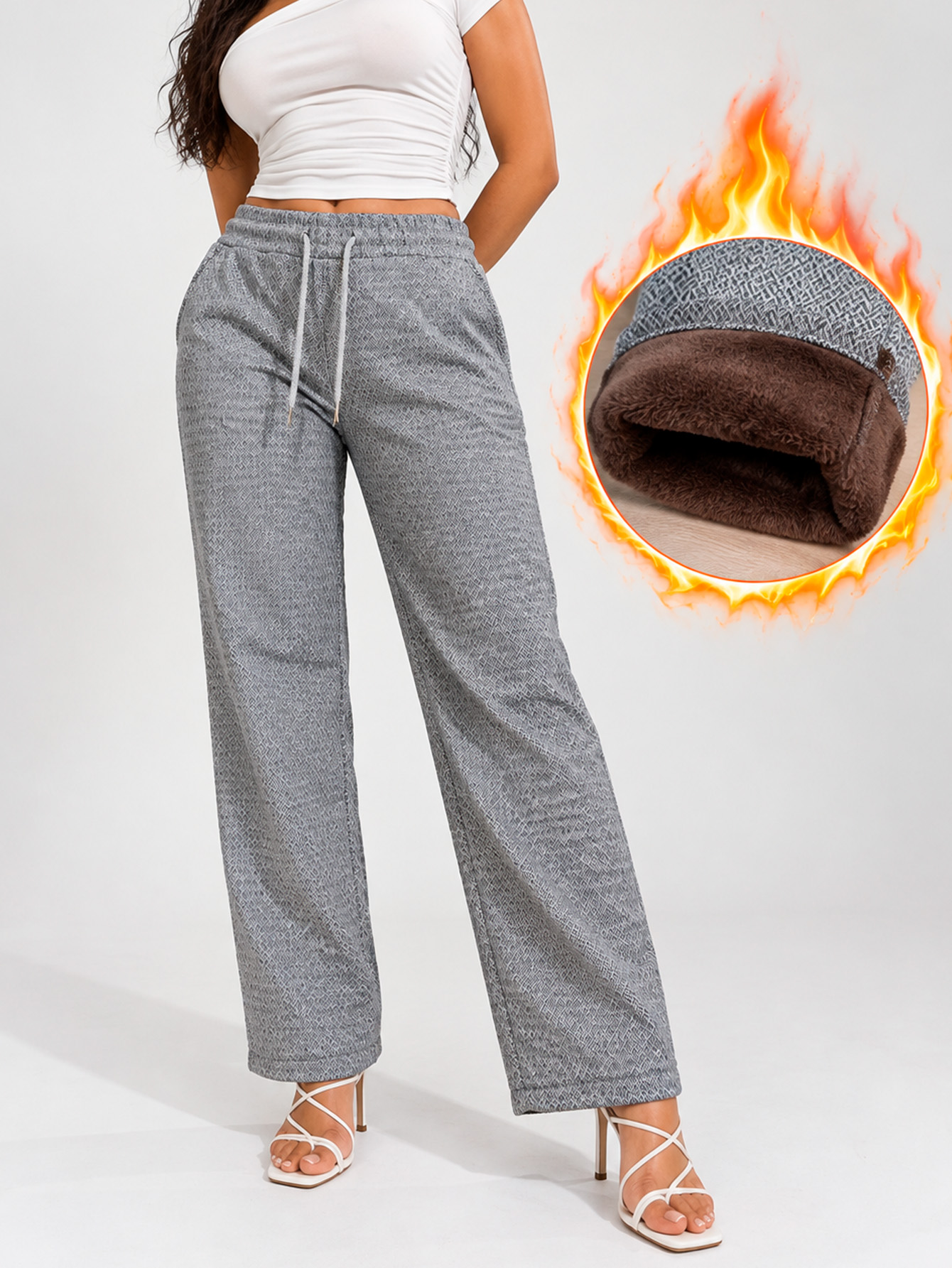 AD2652 Pantalón afelpado tipo de vestir 15958
